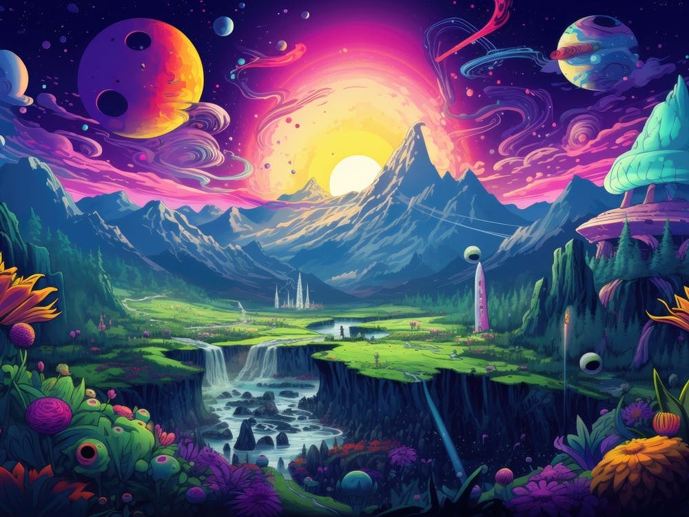 Psychedelic Landscape 3