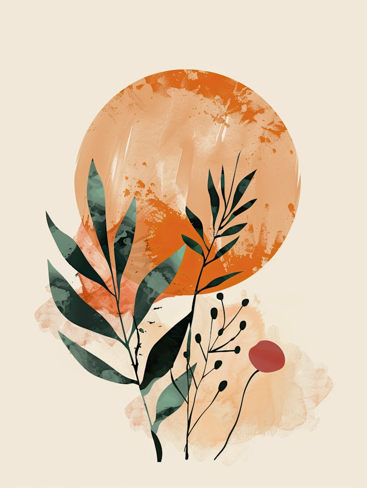 Abstract Escape Mid Century Style