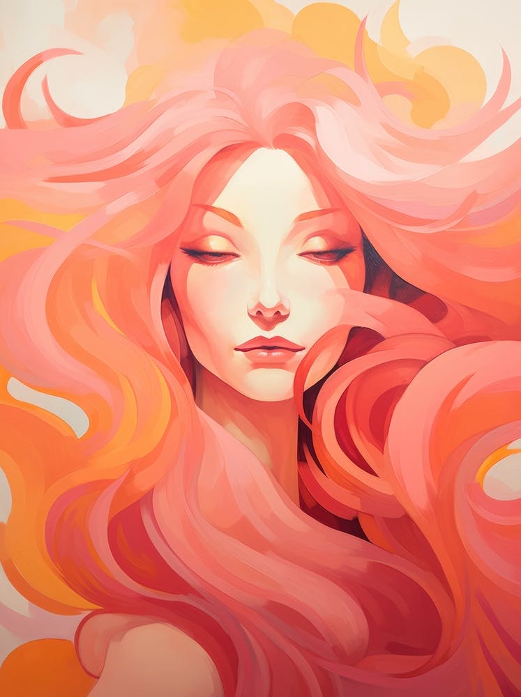 Girl With Pink Hair 4