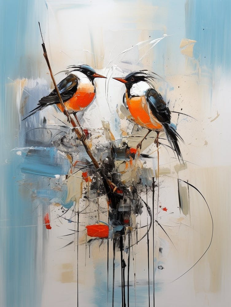 Bird Abstract Expression 4