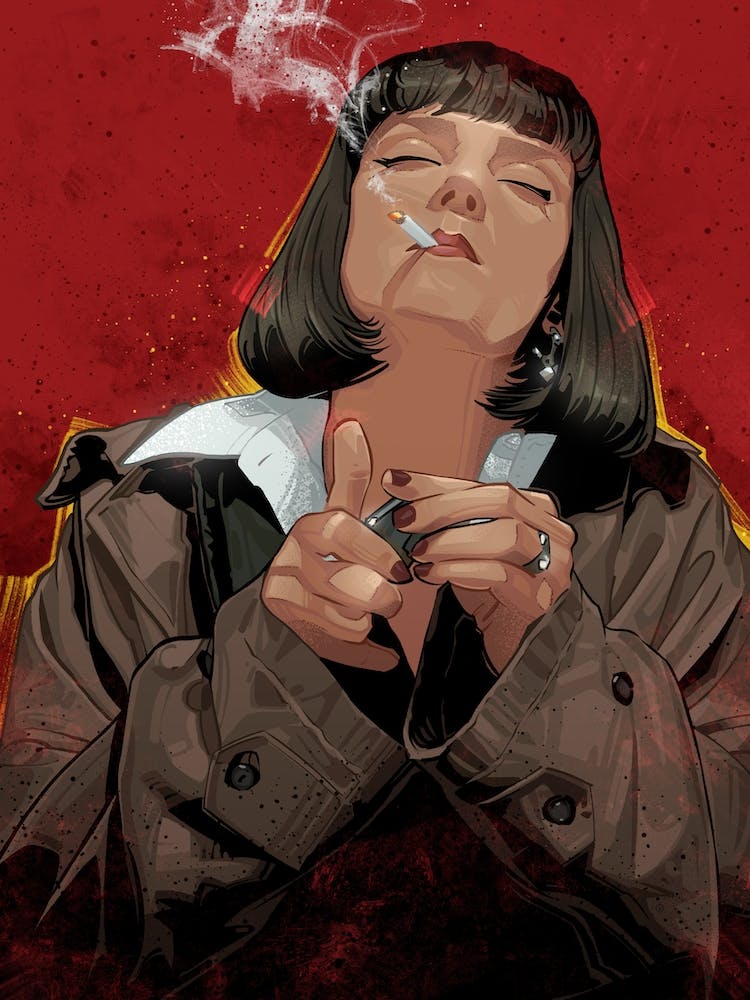 Pulp Fiction Tarantino Mia Wallace