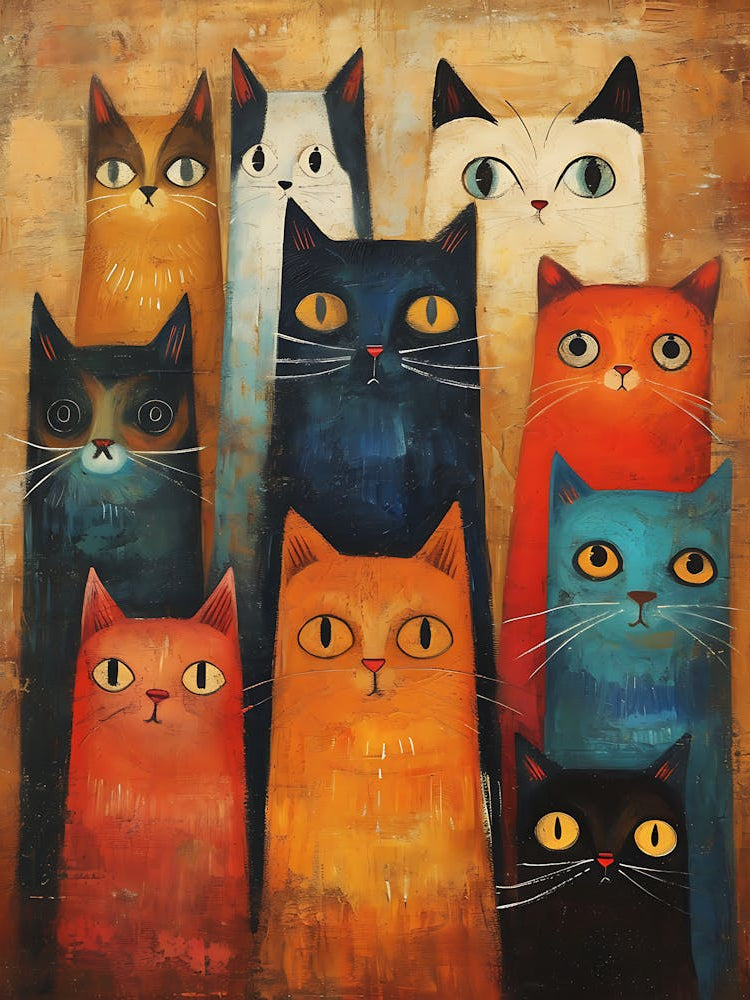 Group Of Cats 9