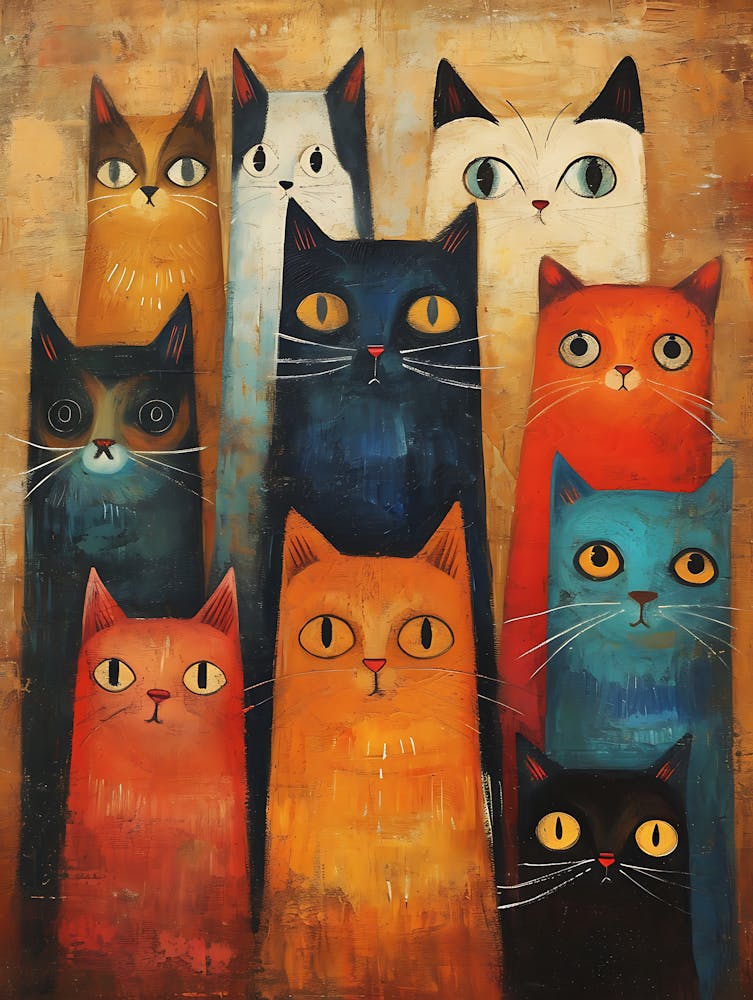 Group Of Cats 9
