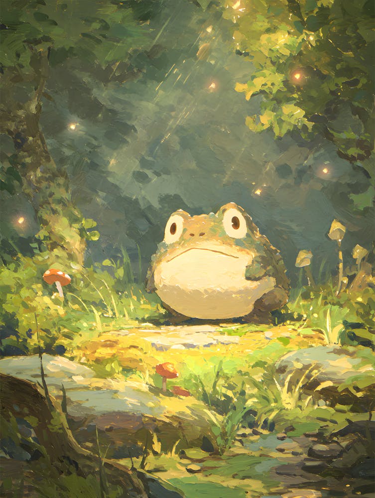Grenouille Dans La Forêt