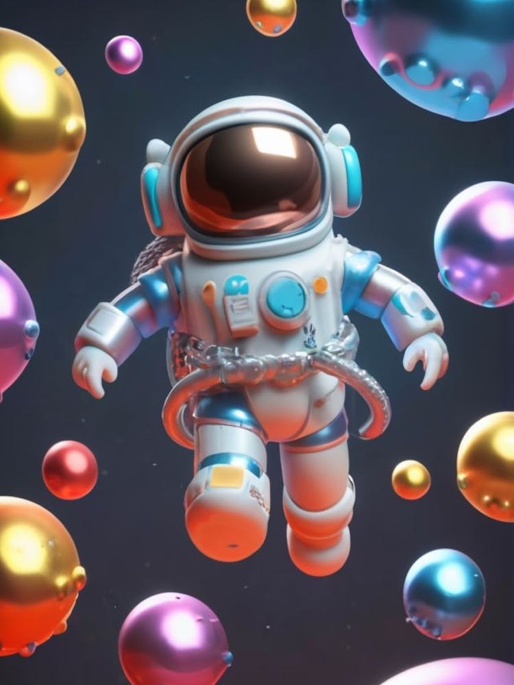 Astronaut In Space 2