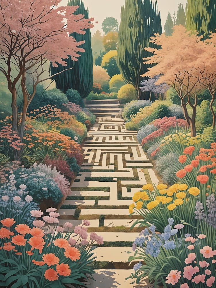 Labyrinthe de Chemin de Jardin n°3