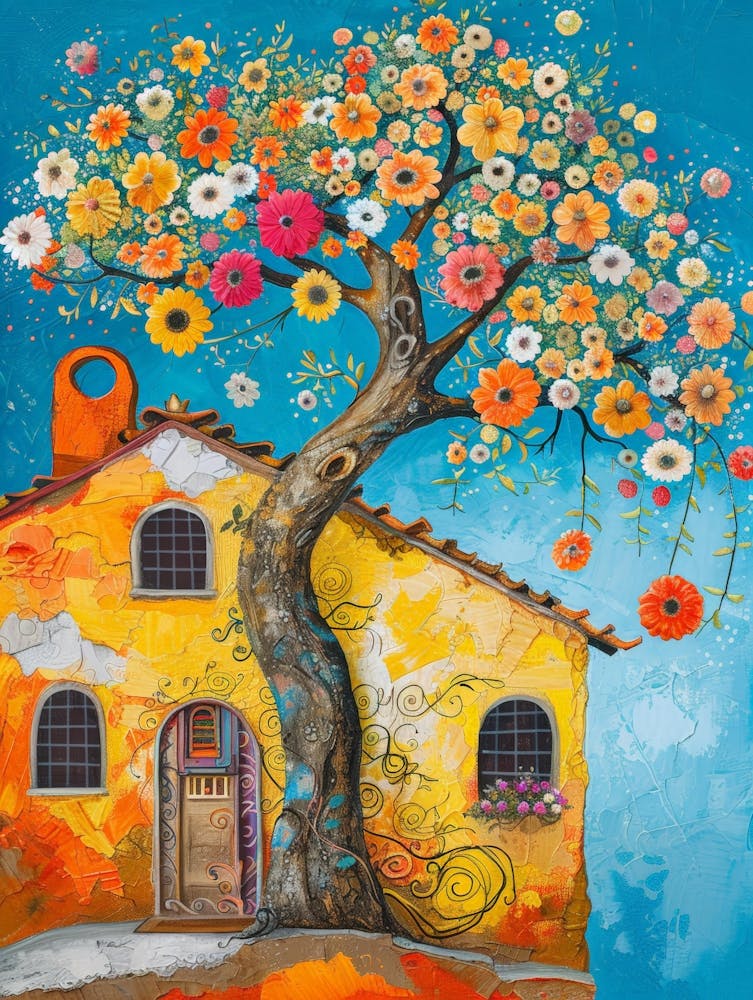 House With Flowers 3