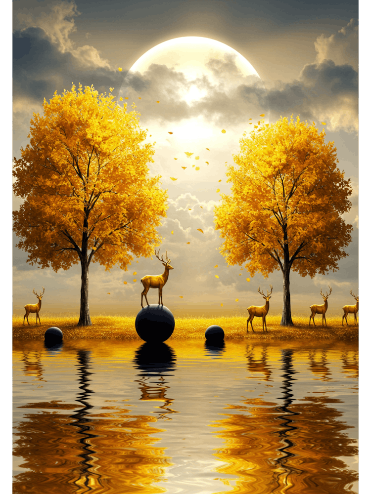 Deer In Autumn