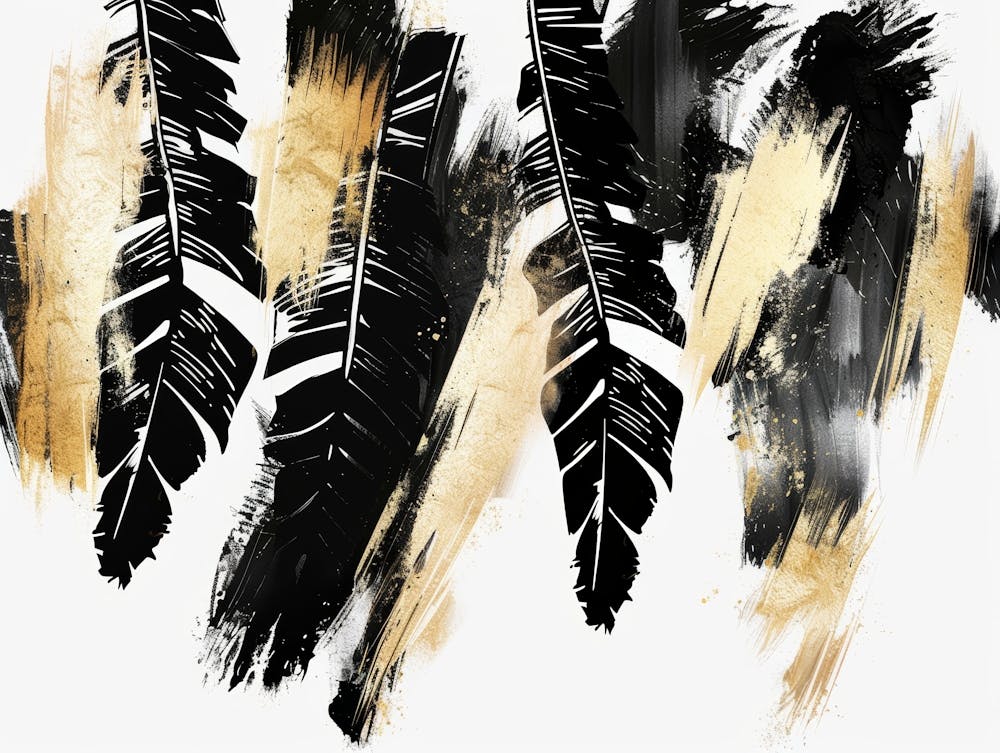 Feathers Canvas Print 1