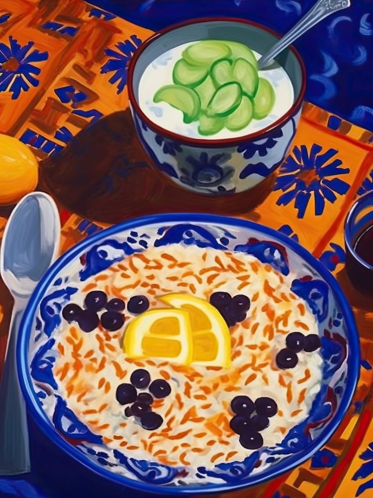 Rice Pudding Painting 1