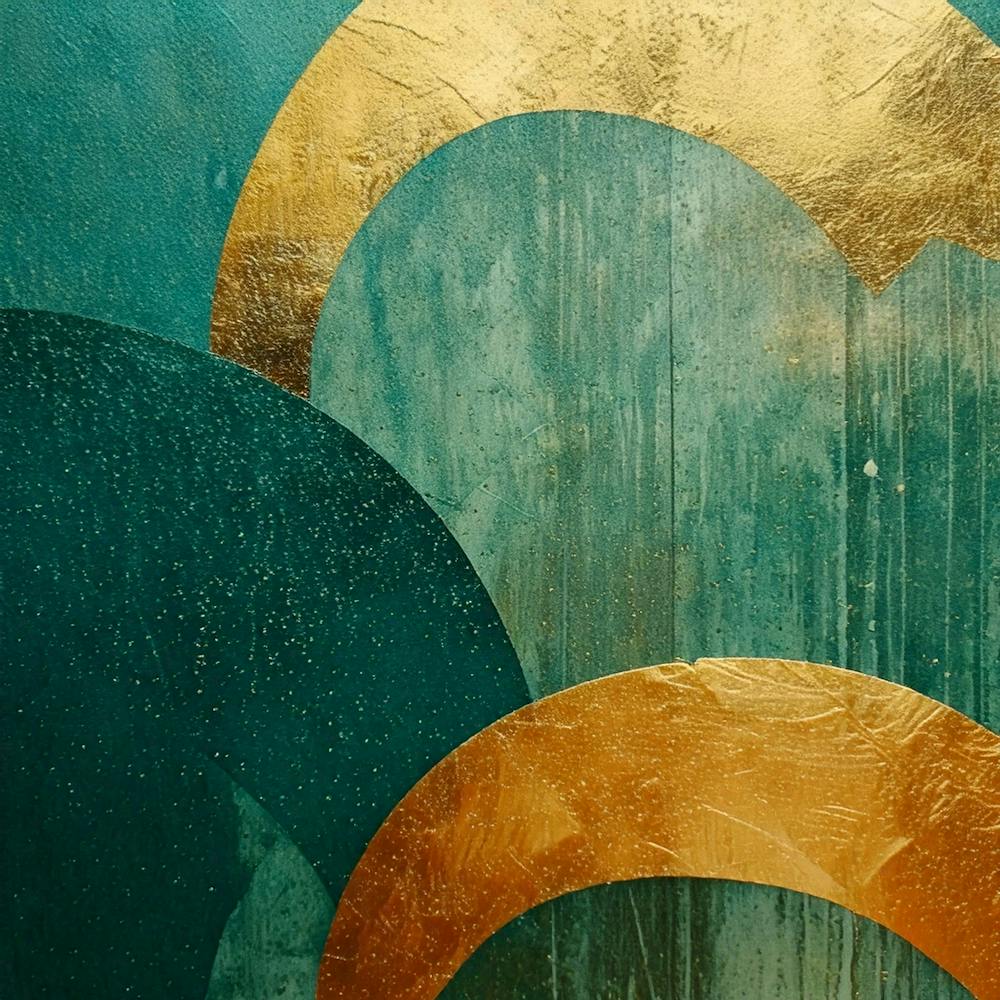Gold And Teal