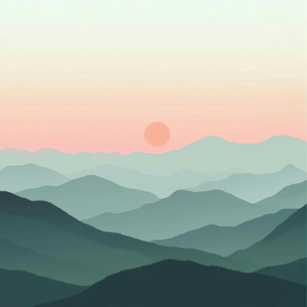 Sunset In The Mountains 17