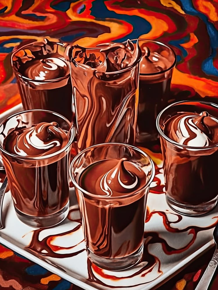 Chocolate Mousse Painting 1