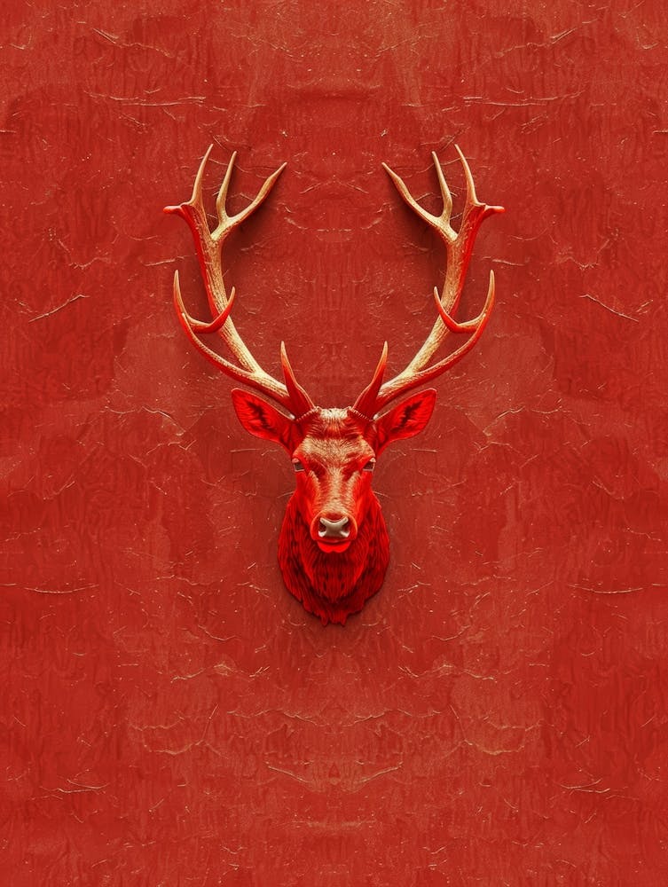 Red Deer Head