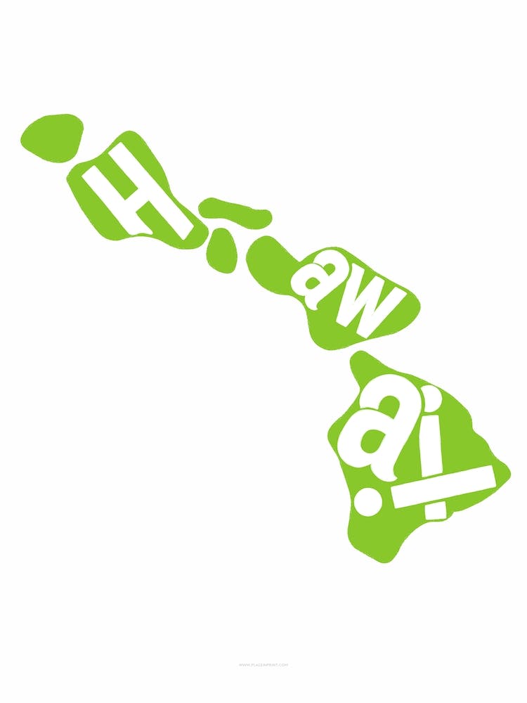 Hawaii Staats-Typografie
