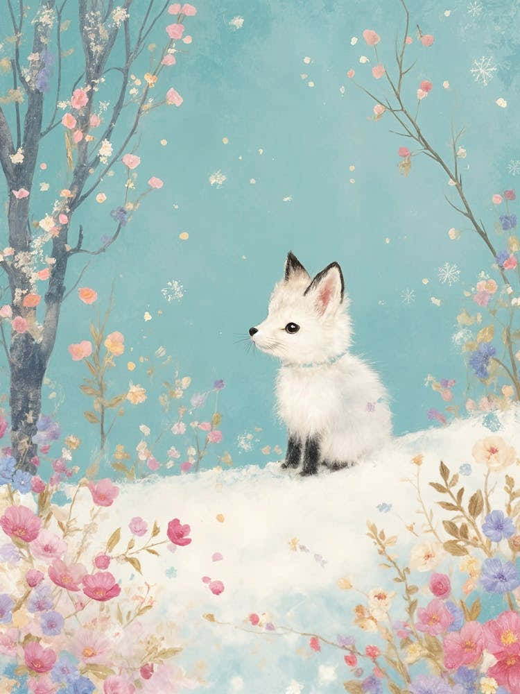 Little Fox In The Snow