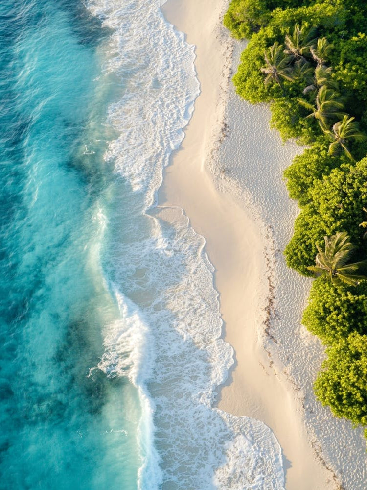 Aerial View Of A Tropical Beach 16