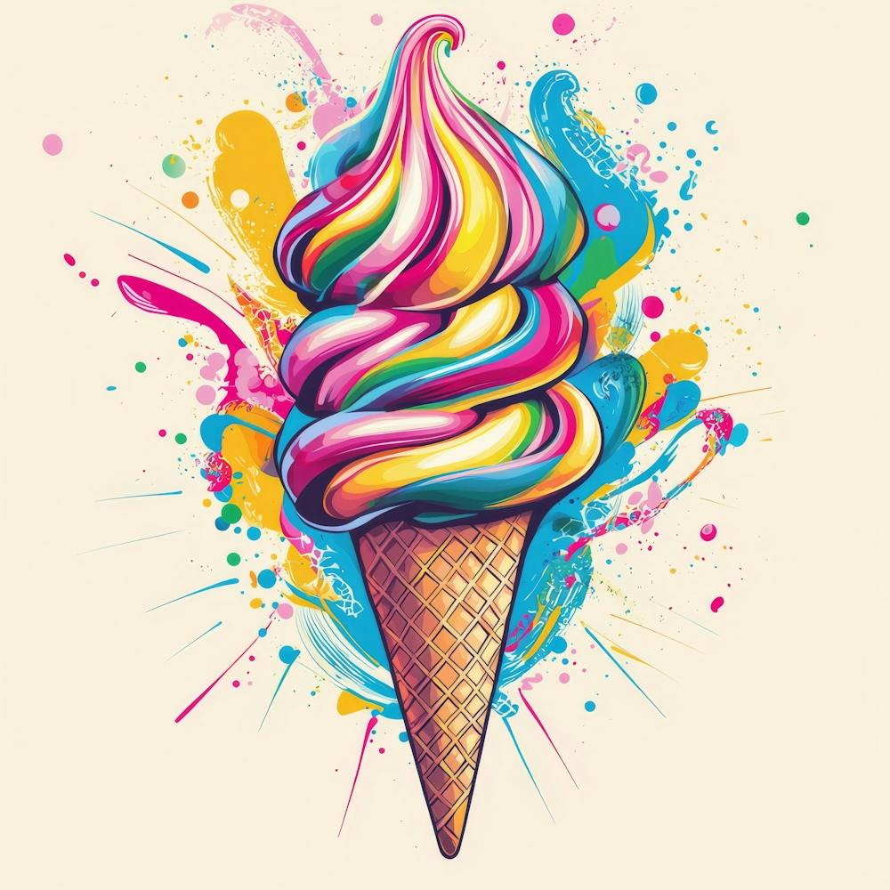 Ice Cream Cone print