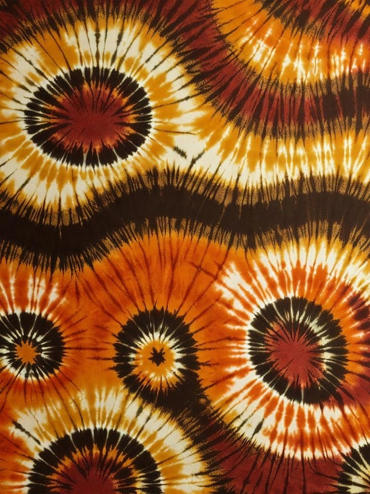 Retro Organic Abstract Tie Dye