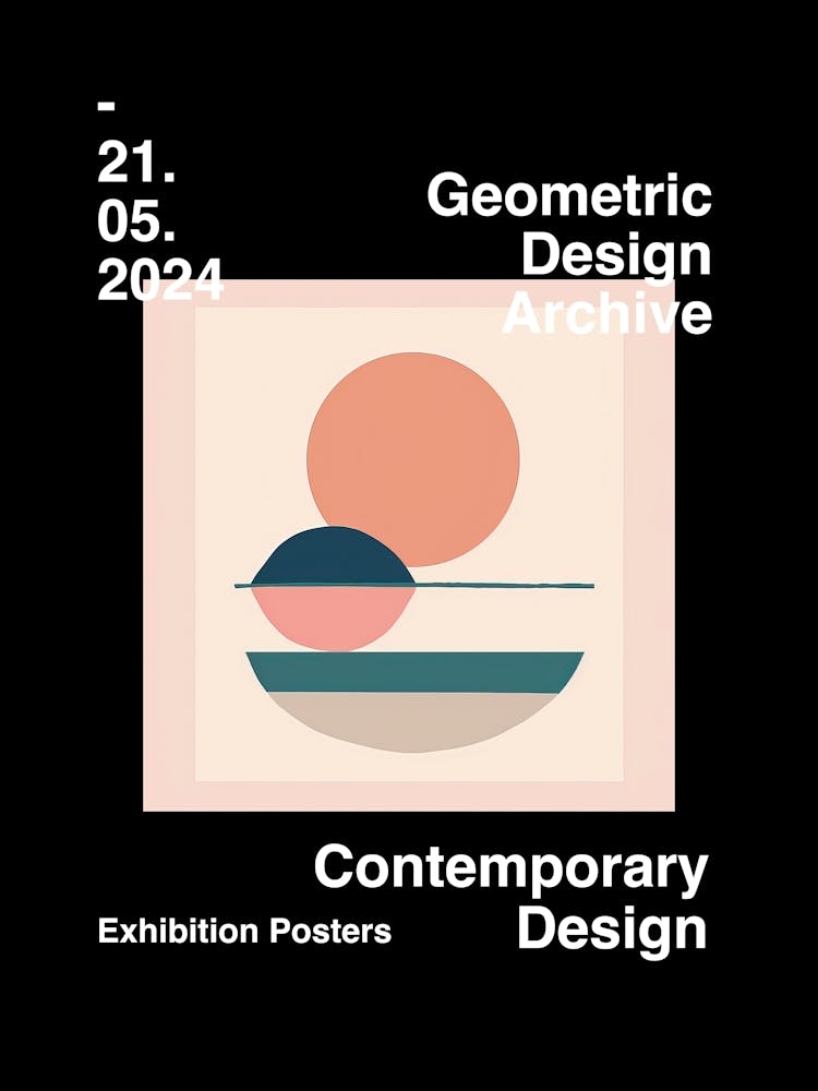 Geometric Design Archive Poster 62