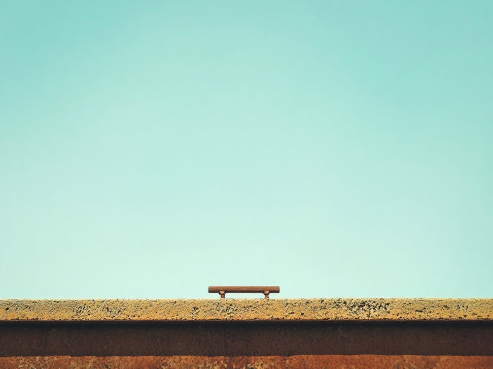 Bench On A Wall
