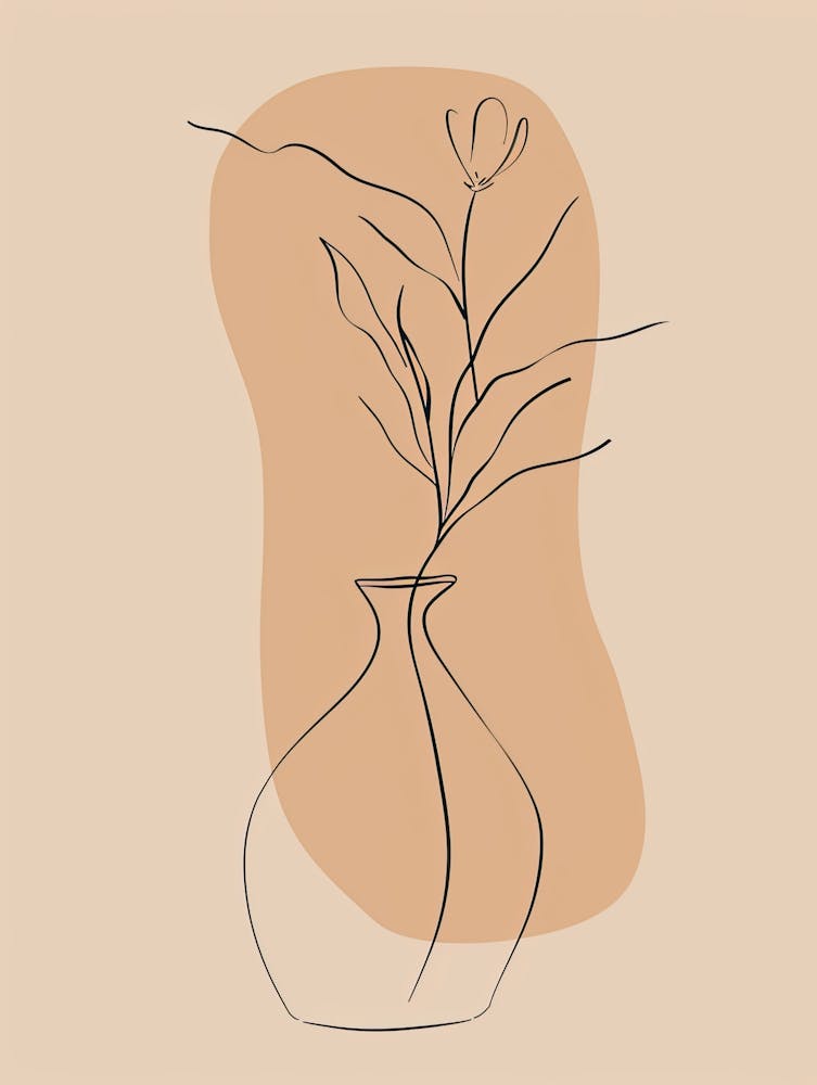 Christchurch Botanical Garden Boho Line Art