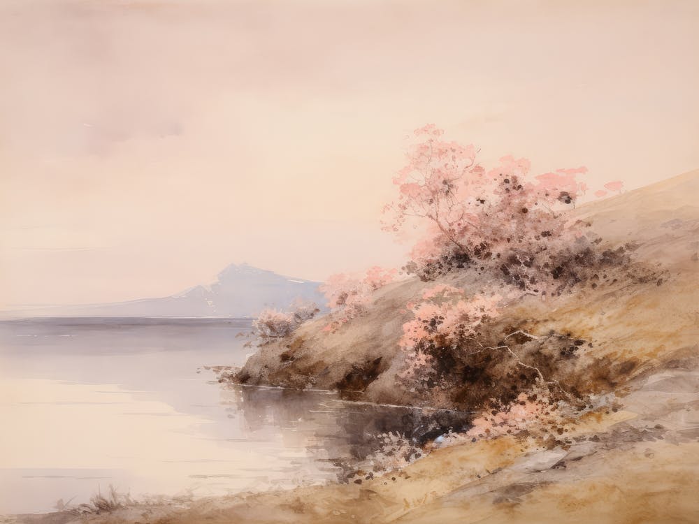 Frühlingsblüten-Gemälde