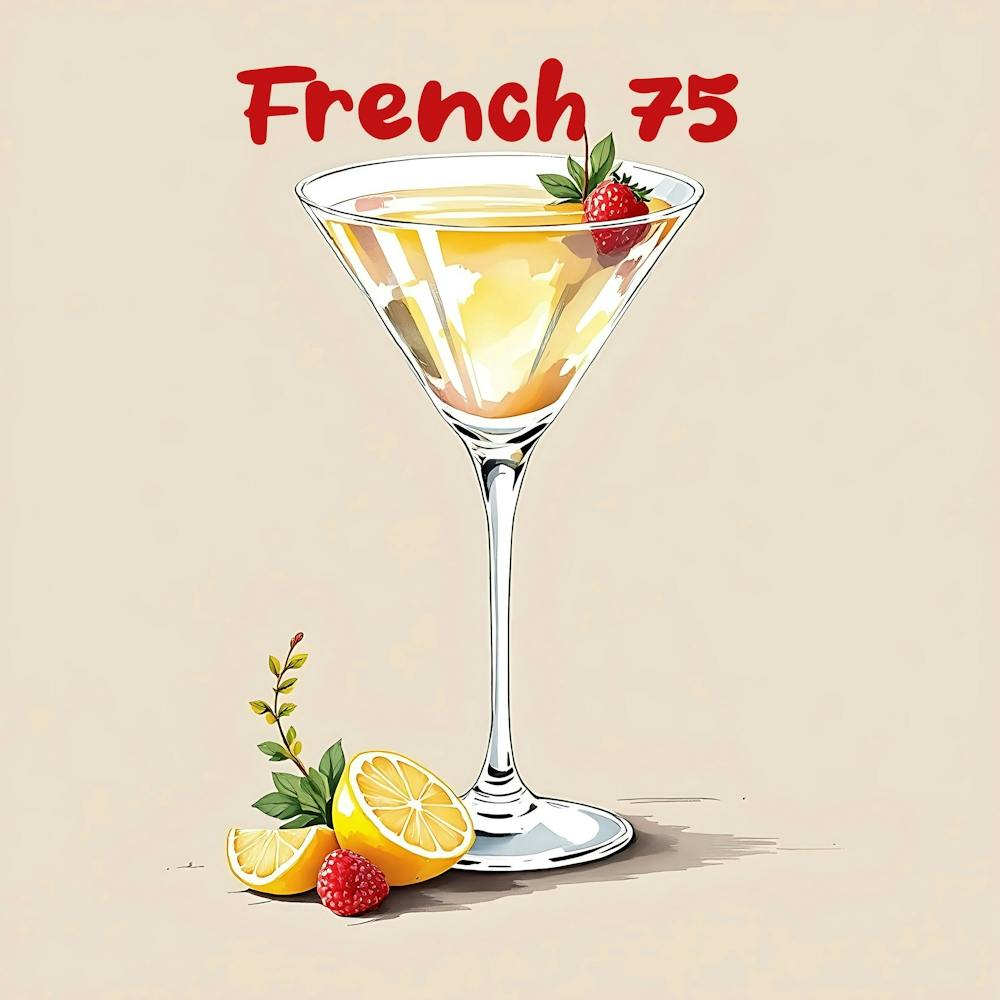 French 75 Cocktail 5