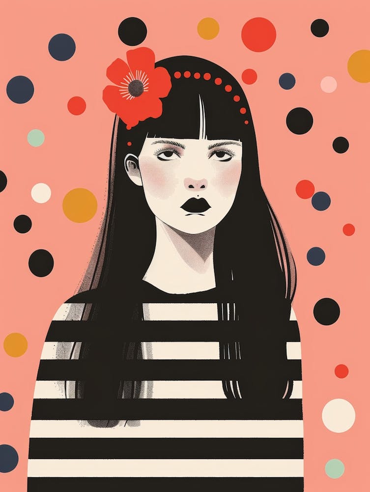 Polka Dot Girl 5