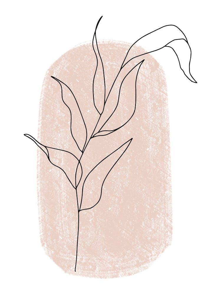 Dalia Chalk Pink Floral Leaf