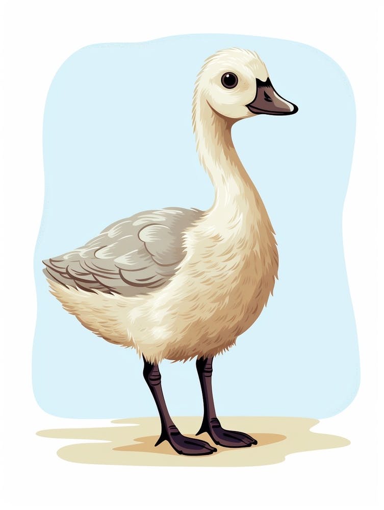 Baby Animal Illustration  Goose 5