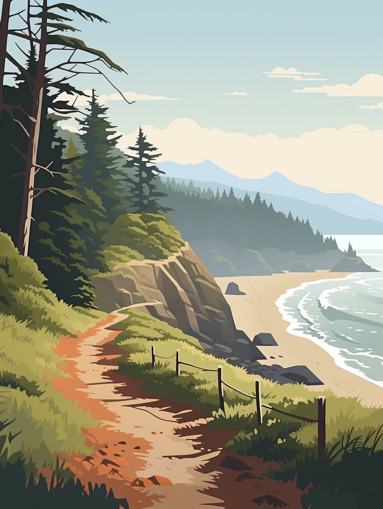 West Coast Trail Canada 2 Hiking Trail Landscape