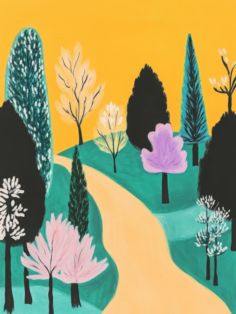 Path Through The Trees 7