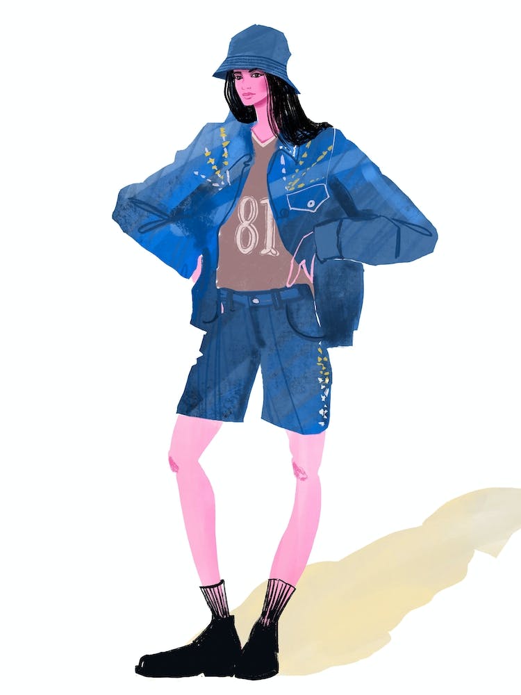 Blue Denim Girl