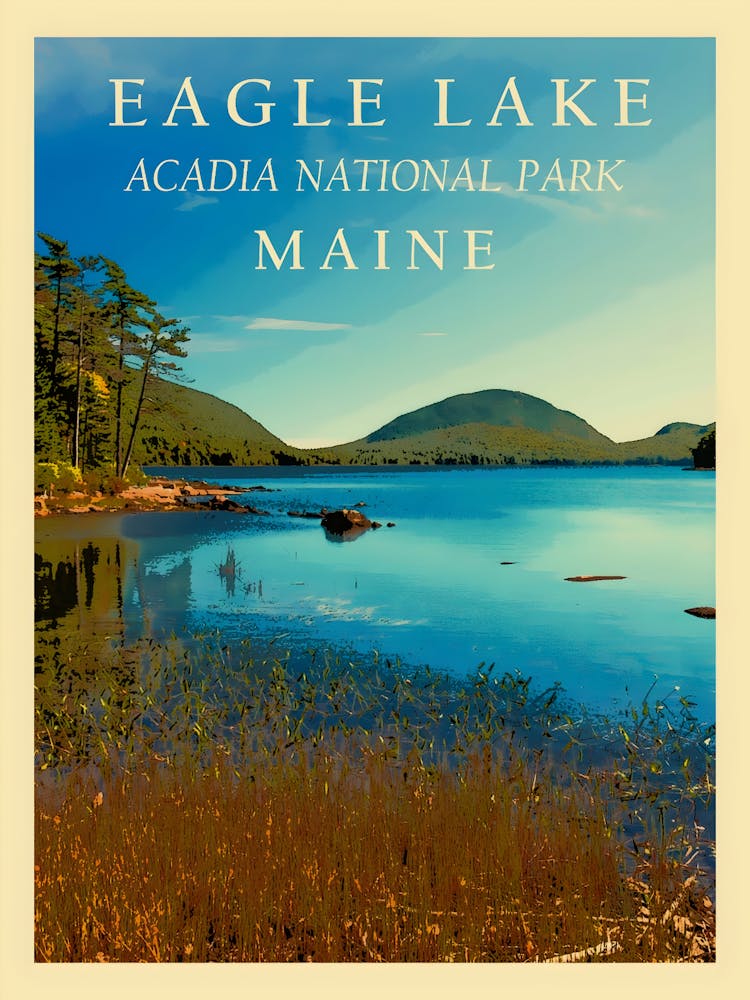 Eagle Lake Acadia National Park Maine