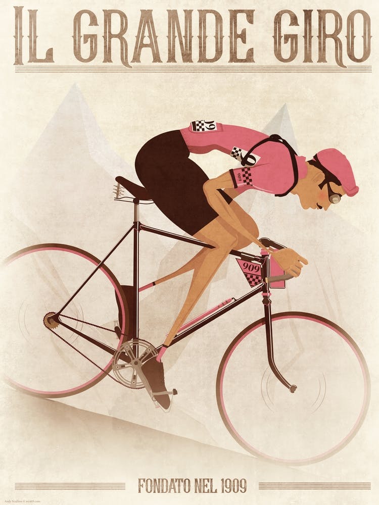 Vintage Style Giro Text