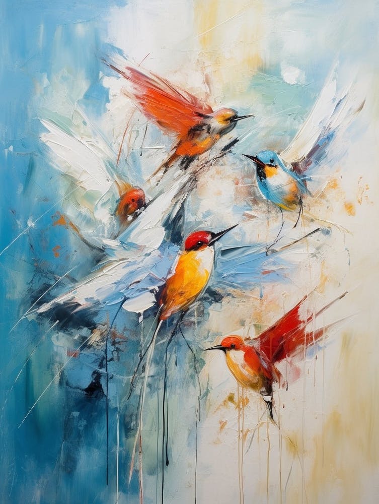 Bird Abstract Expression 2