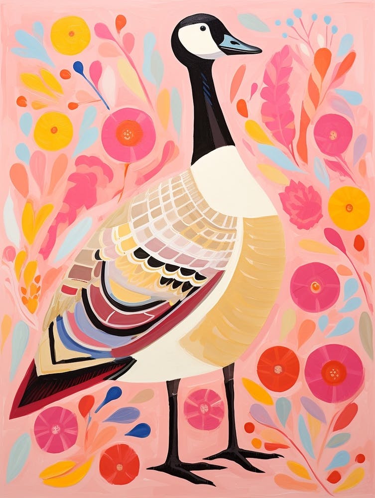 Bernache du Canada Rose Scandinave 3