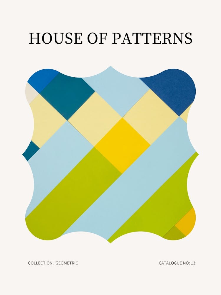 Geometrisches Muster Poster 13
