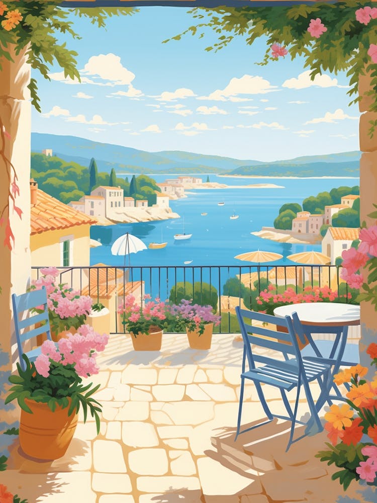 Hvar Croatia 4 Illustration