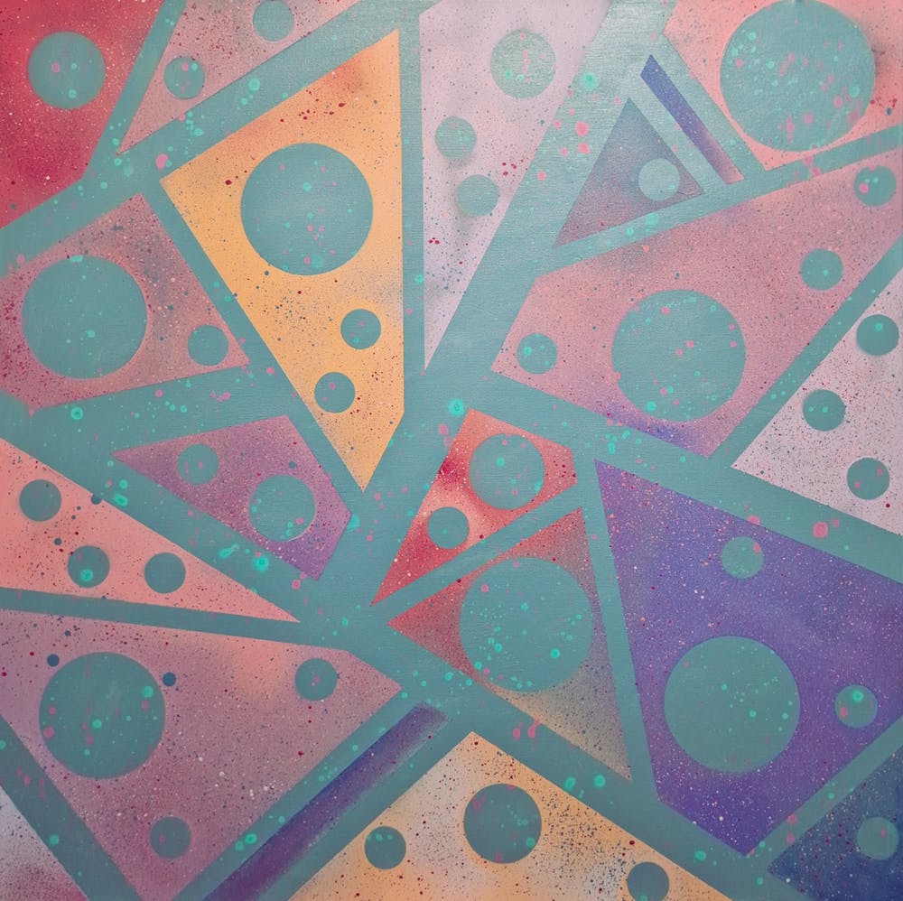 Geometrical Abstract Painting