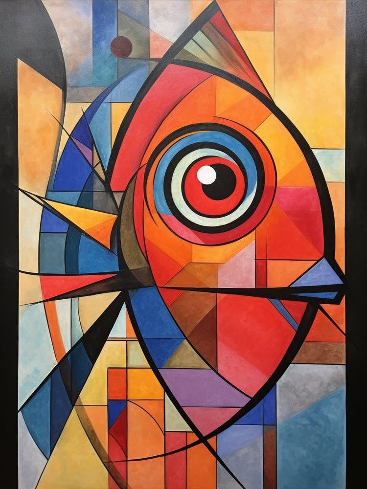 Fish Abstract Pop Art 1