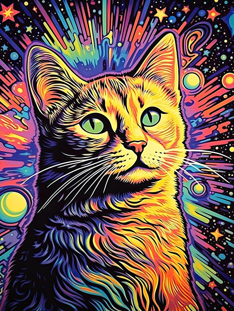 Cosmic Clawvergence, Psychedelic Cats series