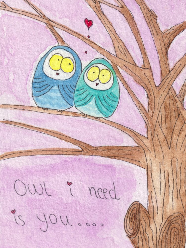 Valentines Day - Owl I Need Is You