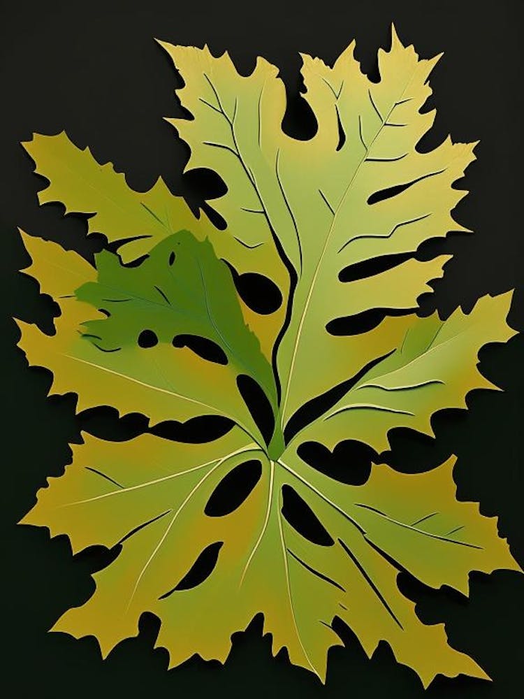 Wood Betony Blatt - Lebendig inspiriert