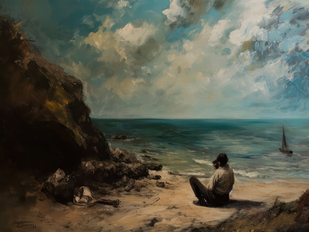 Contemporary Artwork Inspired By Gustave Courbet 2