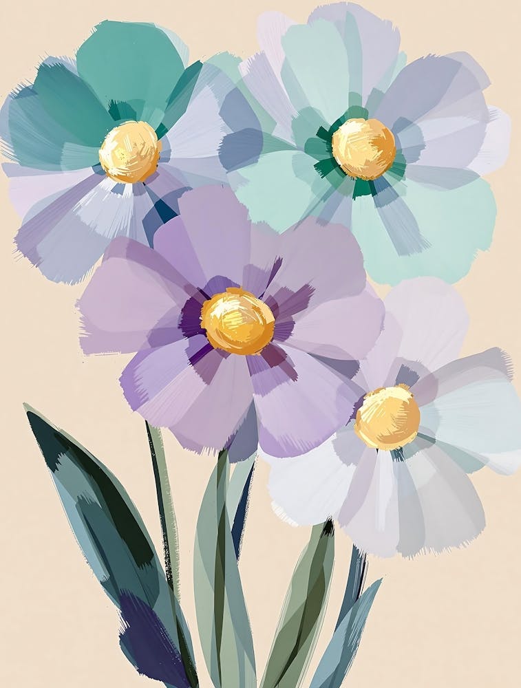 Elegant Wildflower Composition with a Contemporary Touch