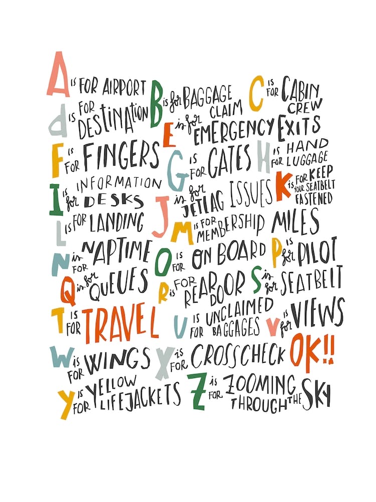 Travel Alphabet
