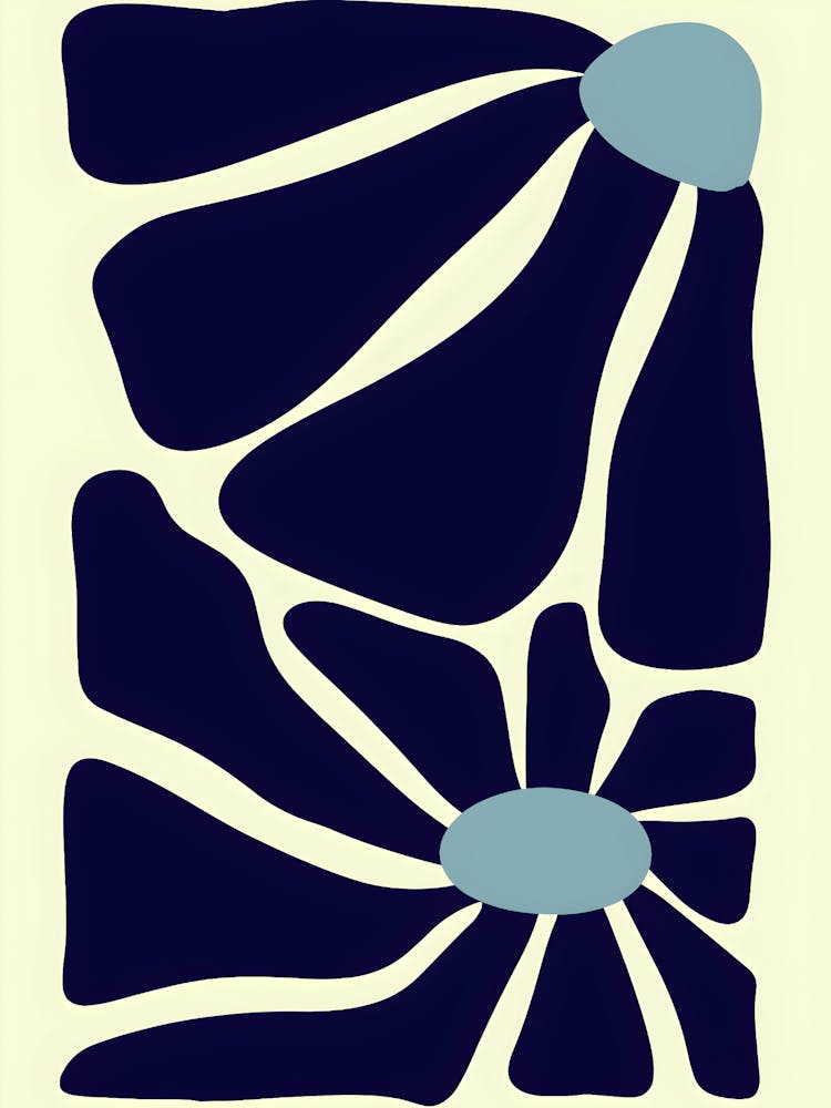 Blue Daisy 1