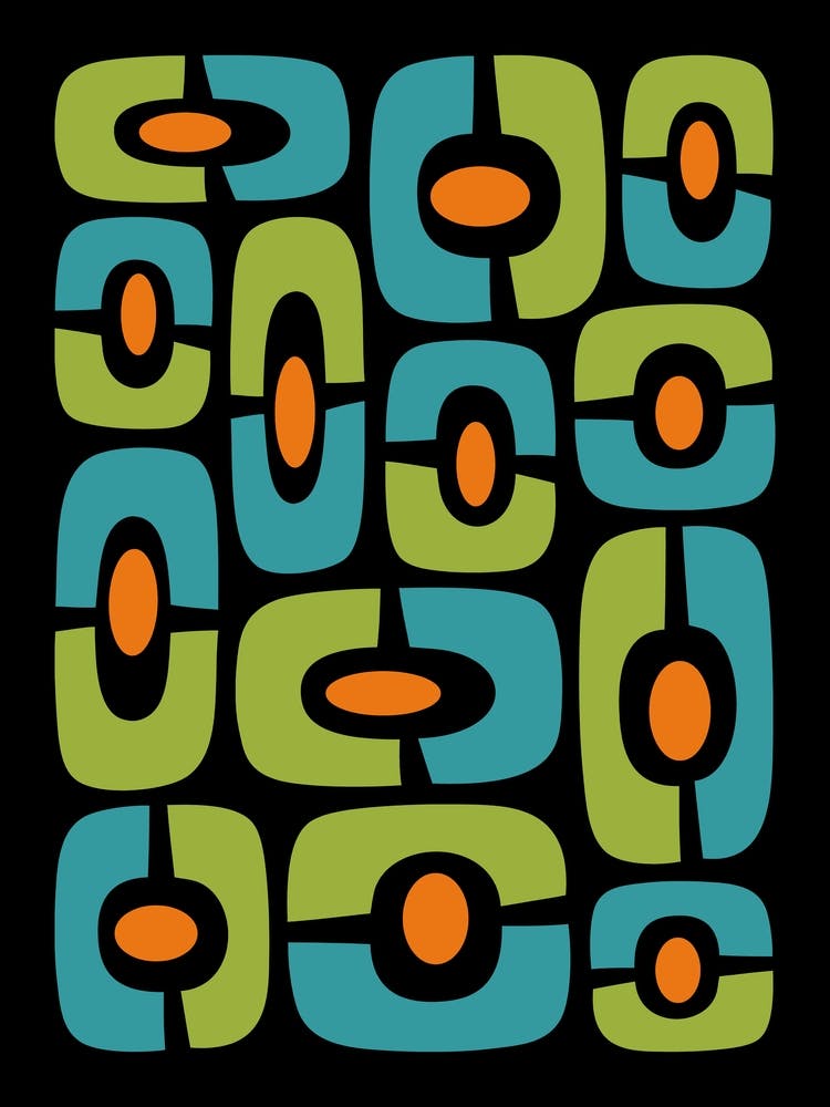 Mid Century Modern Geometric Design 2